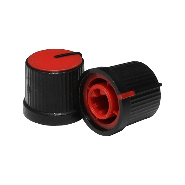 Plastic Two Color Knob X4